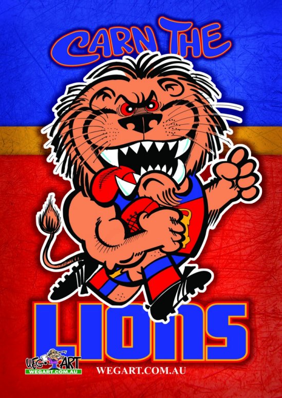 Lions Supporter Poster